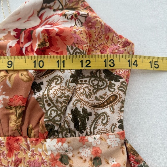 NWT Jessica Simpson Women’s Floral Pleated Maxi Dress Spaghetti Straps XS - Picture 6 of 9